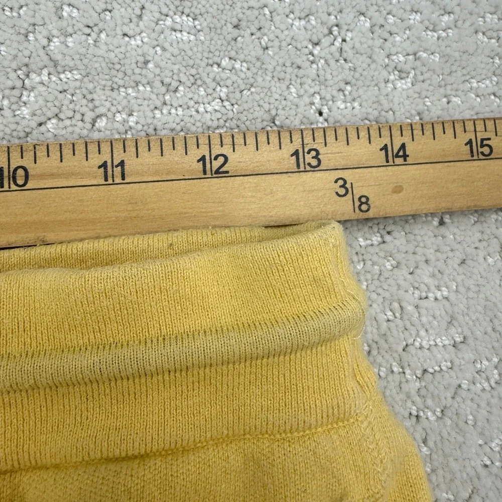 Naadam Sweatshirt Jogger Set Women S Yellow Cotton Cashmere 2 Piece Loungewear - Picture 16 of 16